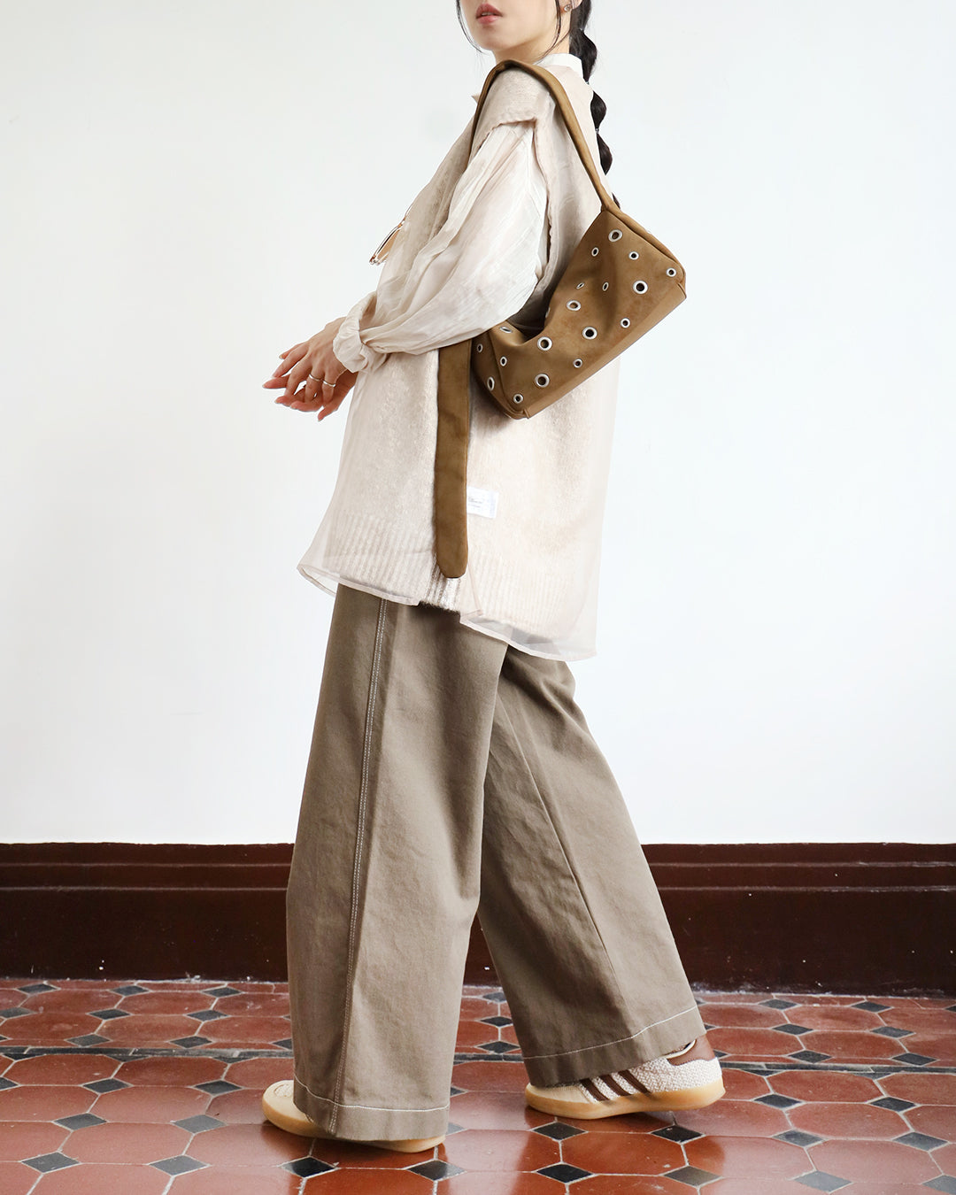 Japan Brand - Mesh Layer Knit Vest (2 Colors)