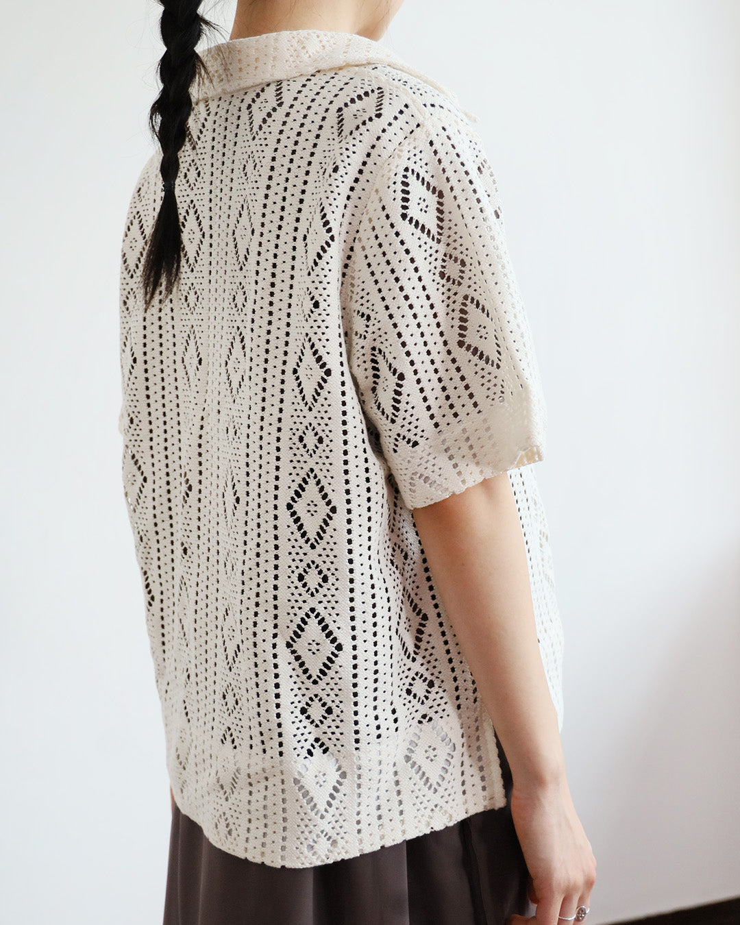 Lace Polo Shirt (2 colors)