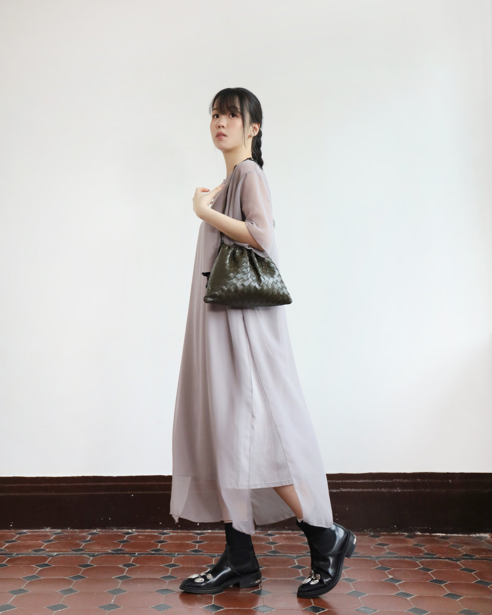 Mesh Layer Dress (3 colors)