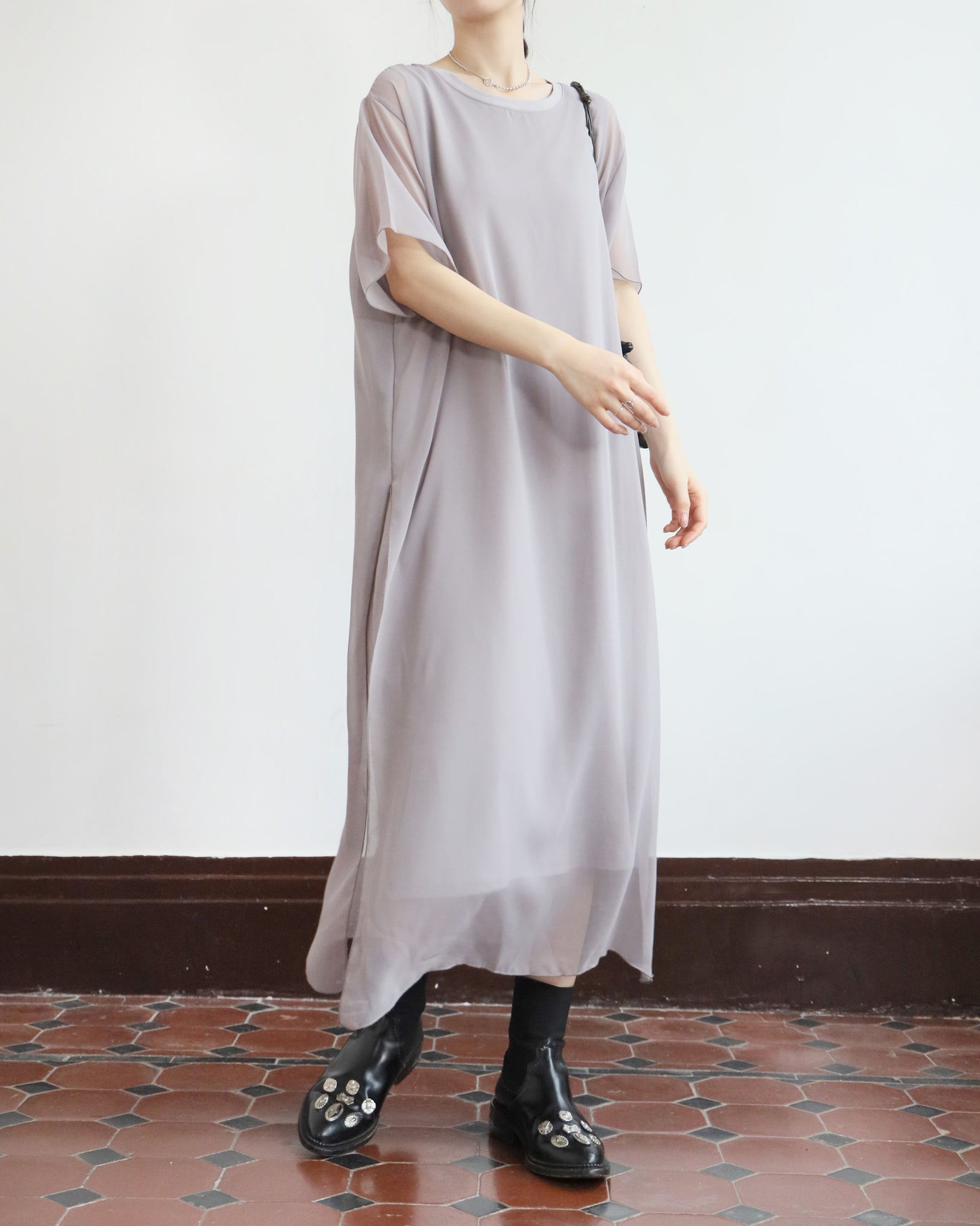 Mesh Layer Dress (3 colors)