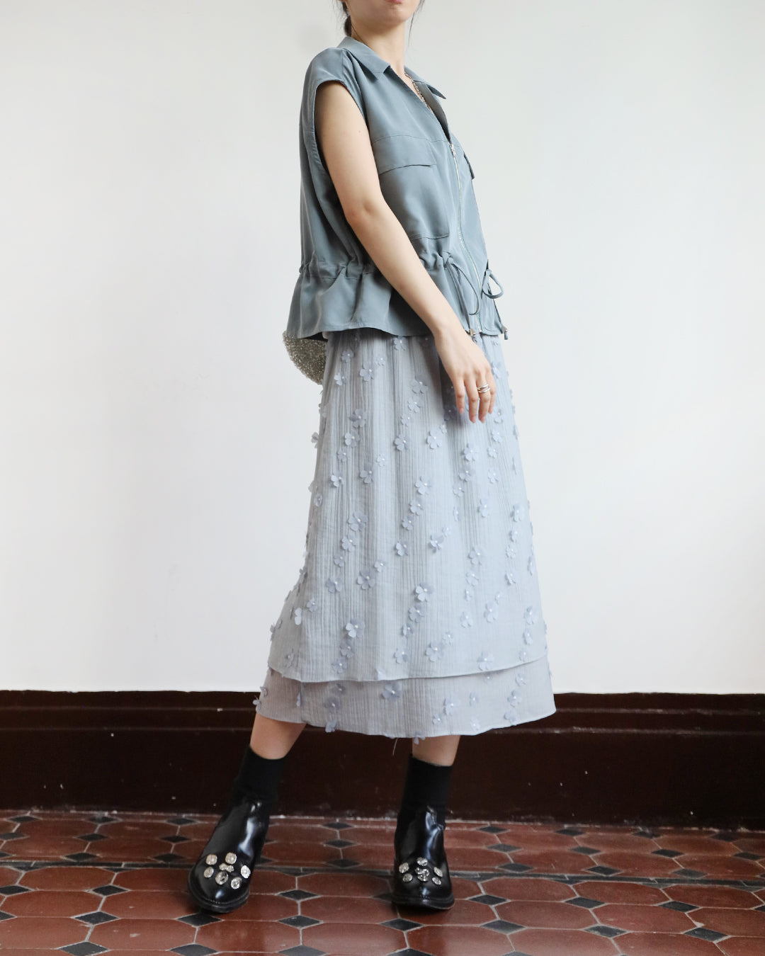 Front Pocket Drawstring Vest