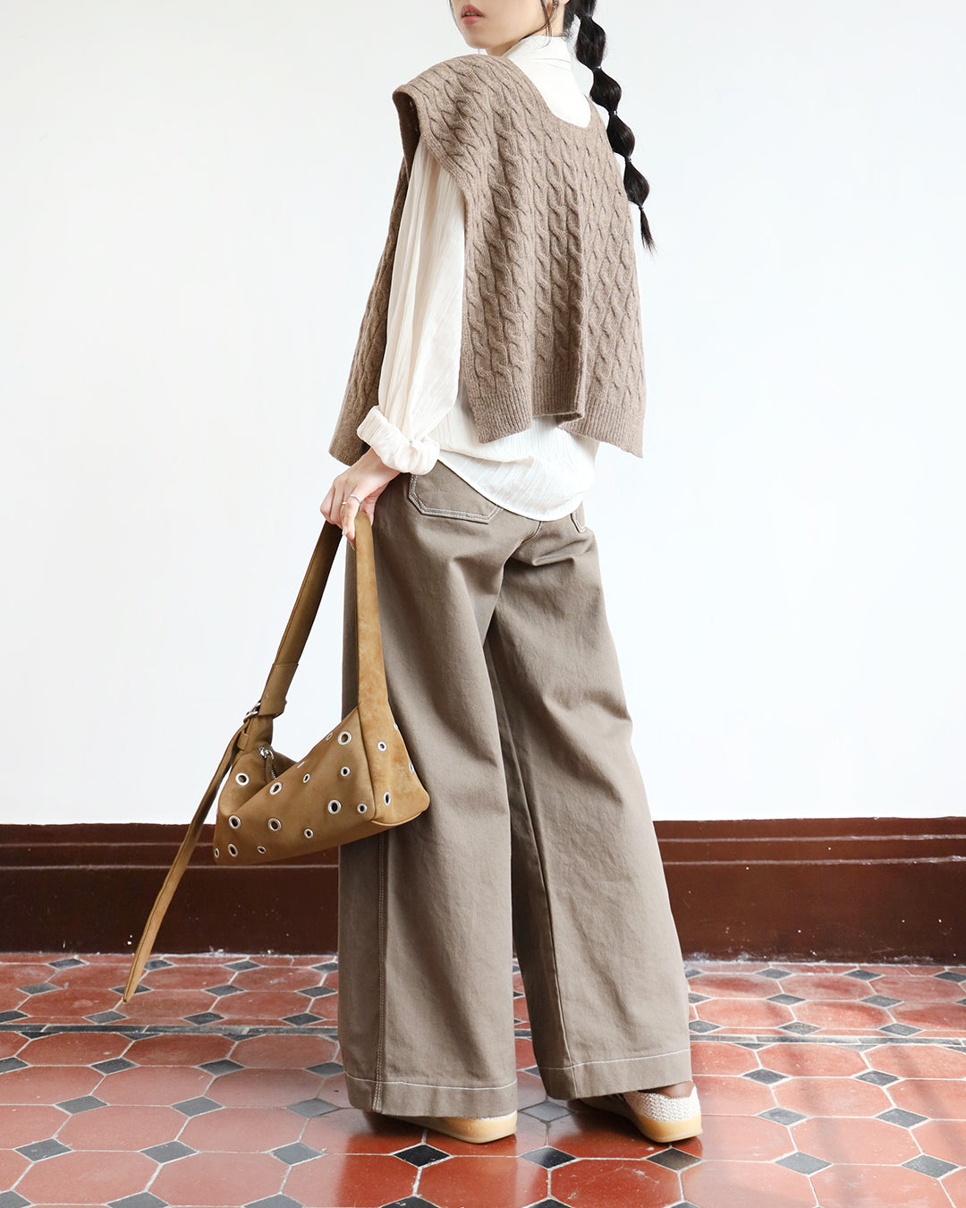 Crinkle Fabric Shirt (2 color)