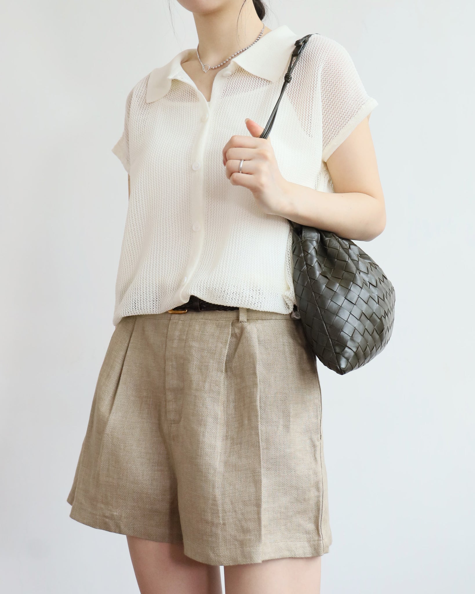 2 in 1 Mesh Knit Polo Vest (3 colors)