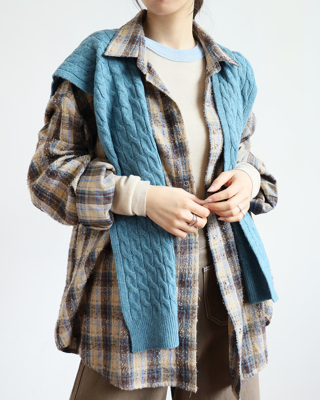 Testure Fabric Checker Outer (2 color)