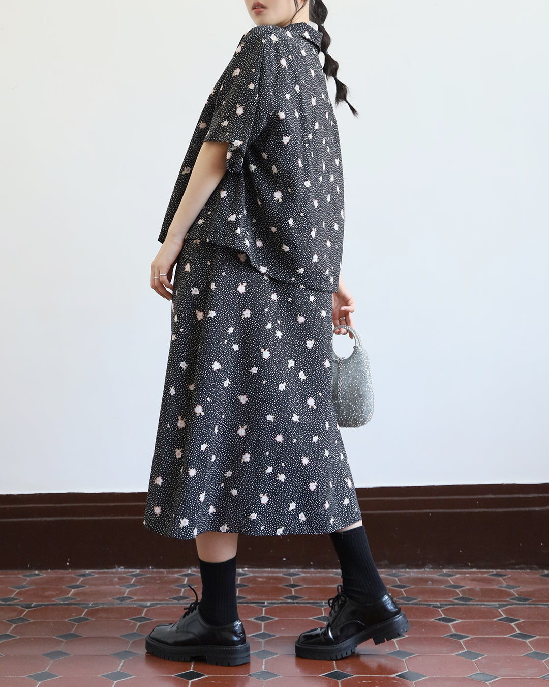 Summer Floral Cami Dress (2 color)