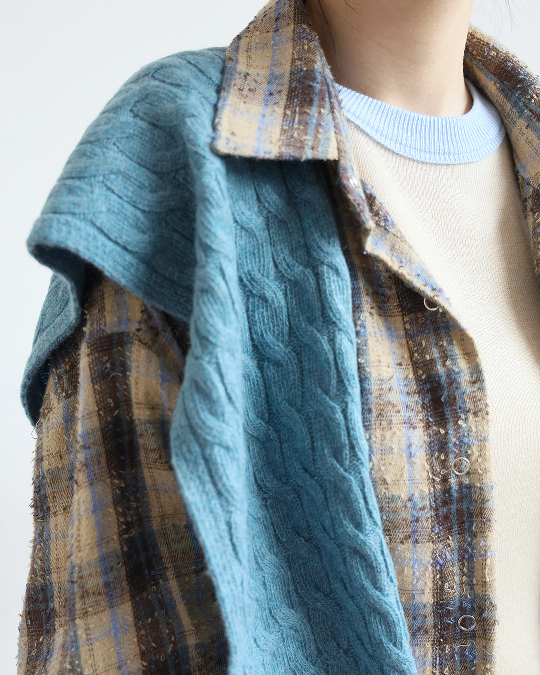 Testure Fabric Checker Outer (2 color)