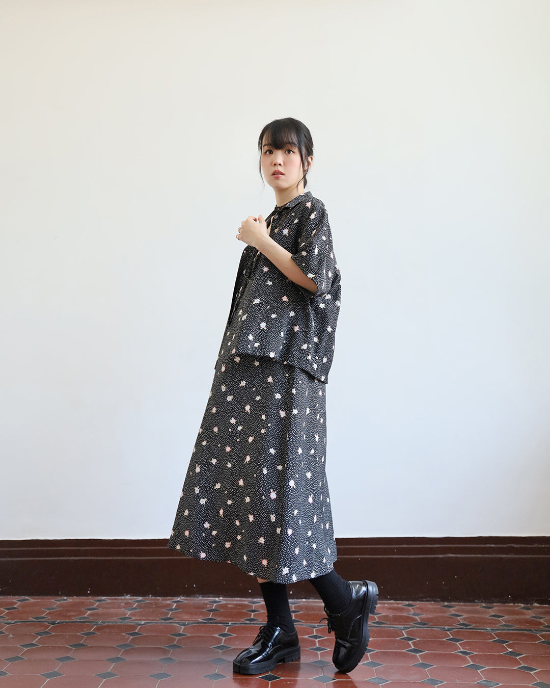 Summer Floral Cami Dress (2 color)