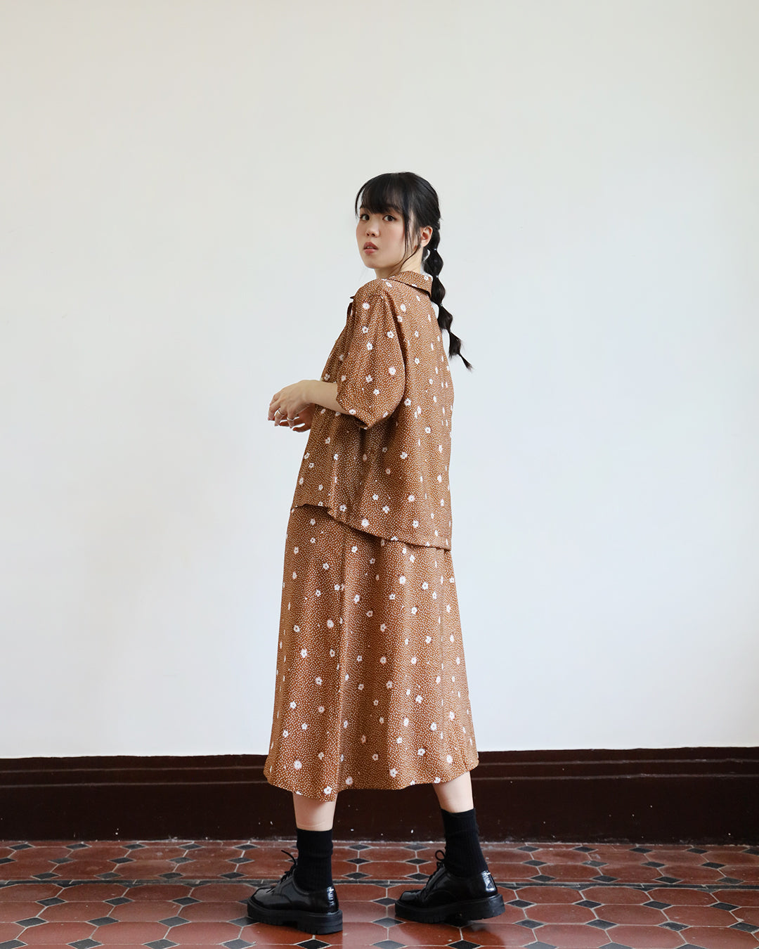Summer Floral Cami Dress (2 color)