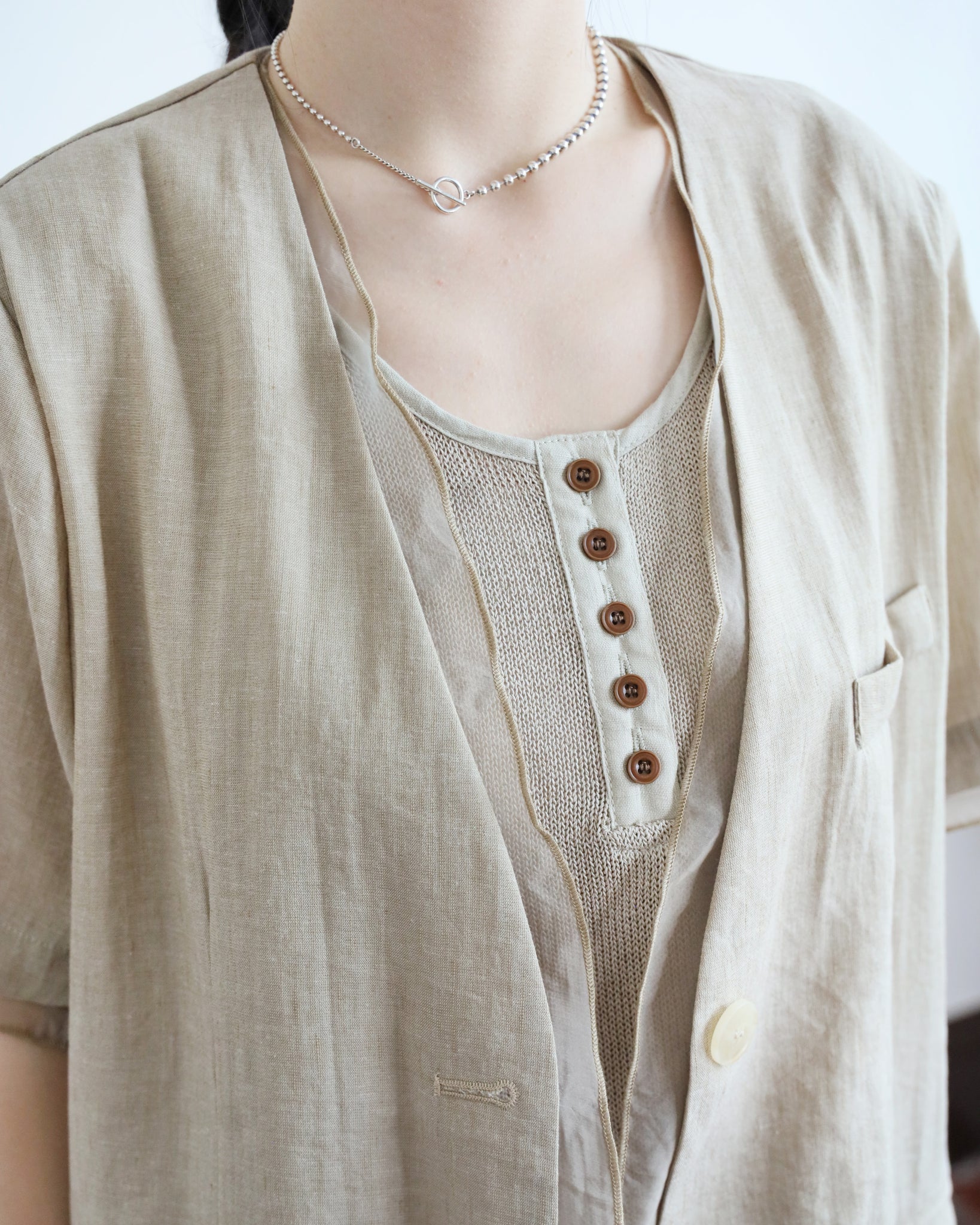 Summer Mesh Layer Blazer (3 colors)