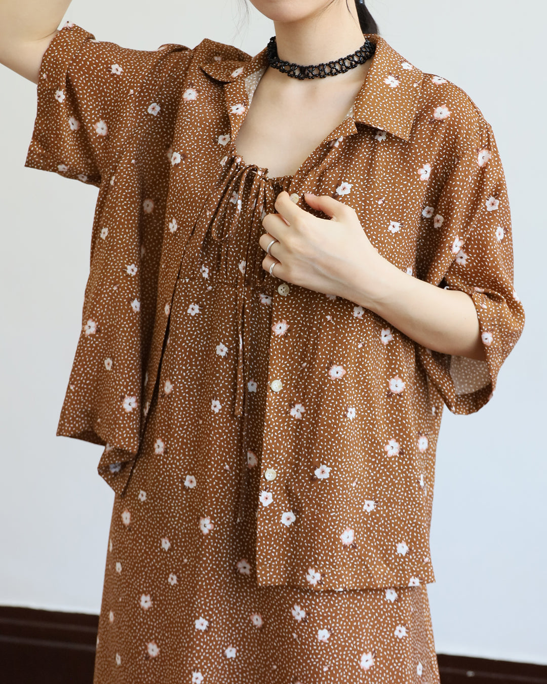 Summer Floral Shirt (2 color)