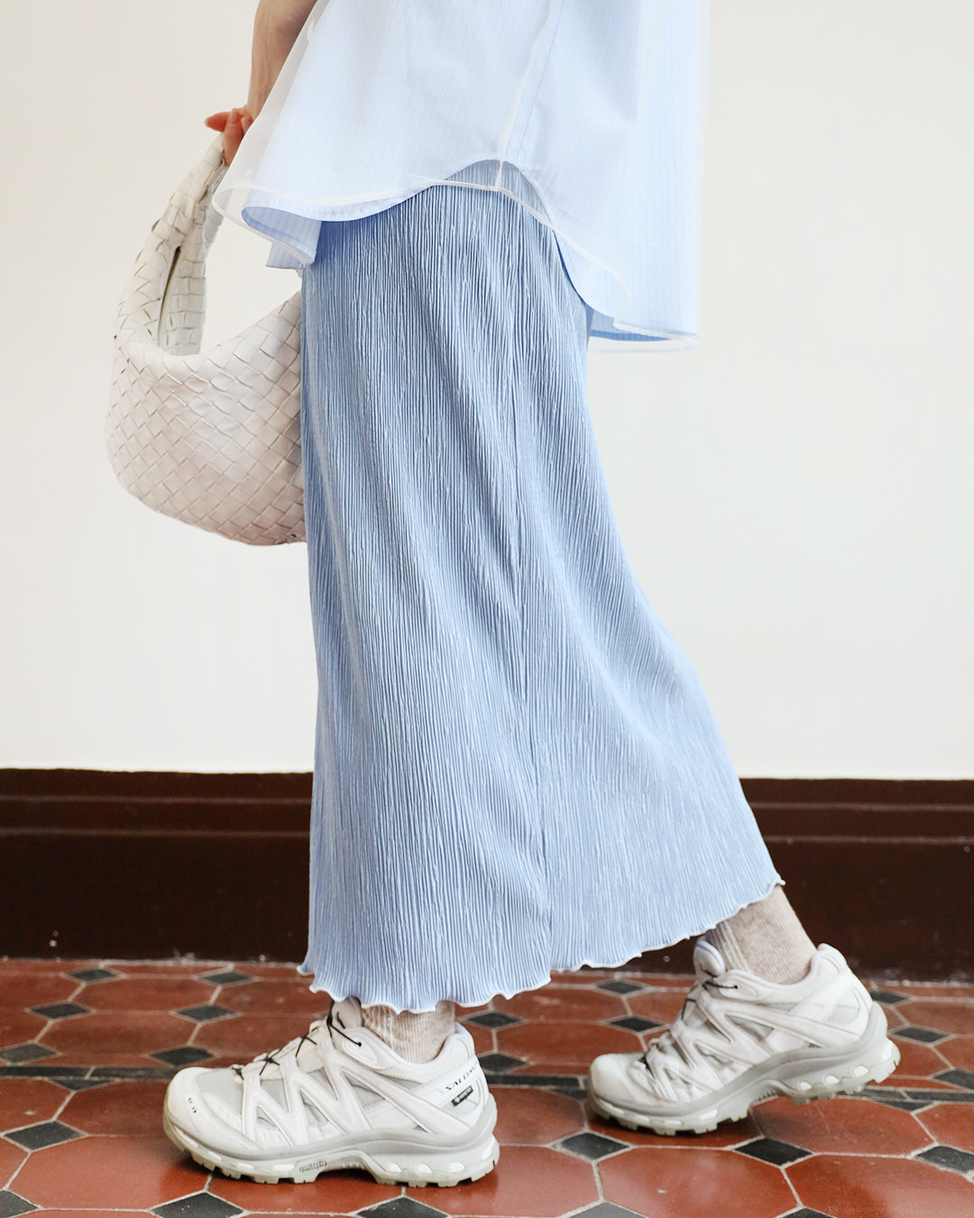 Pleated Pencil Skirt (4 colors)