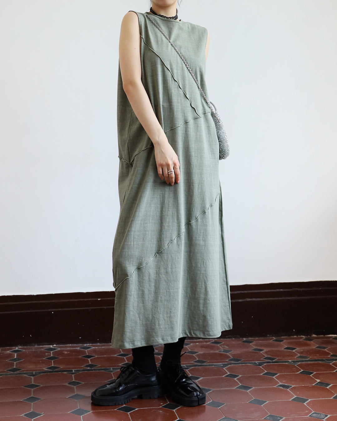 Seamed Details Dress