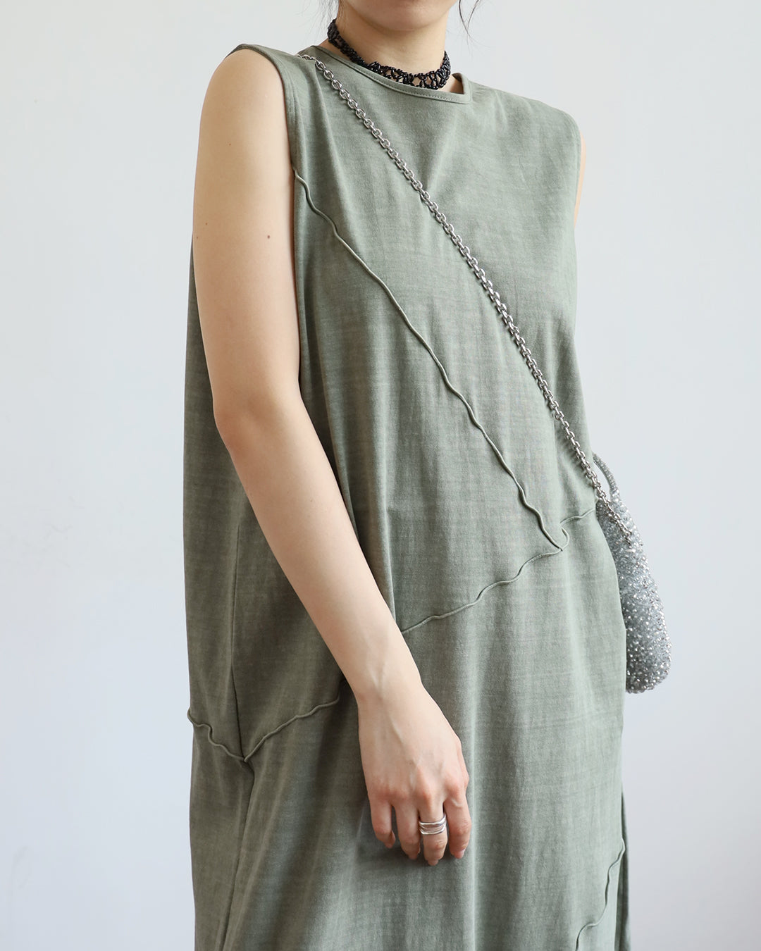Seamed Details Dress