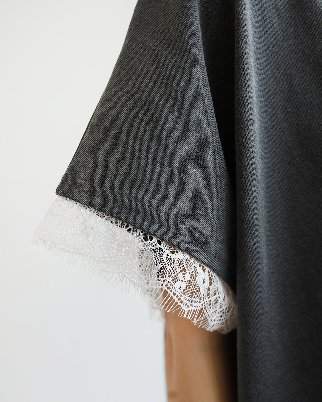 Lace Layer Printed Tee
