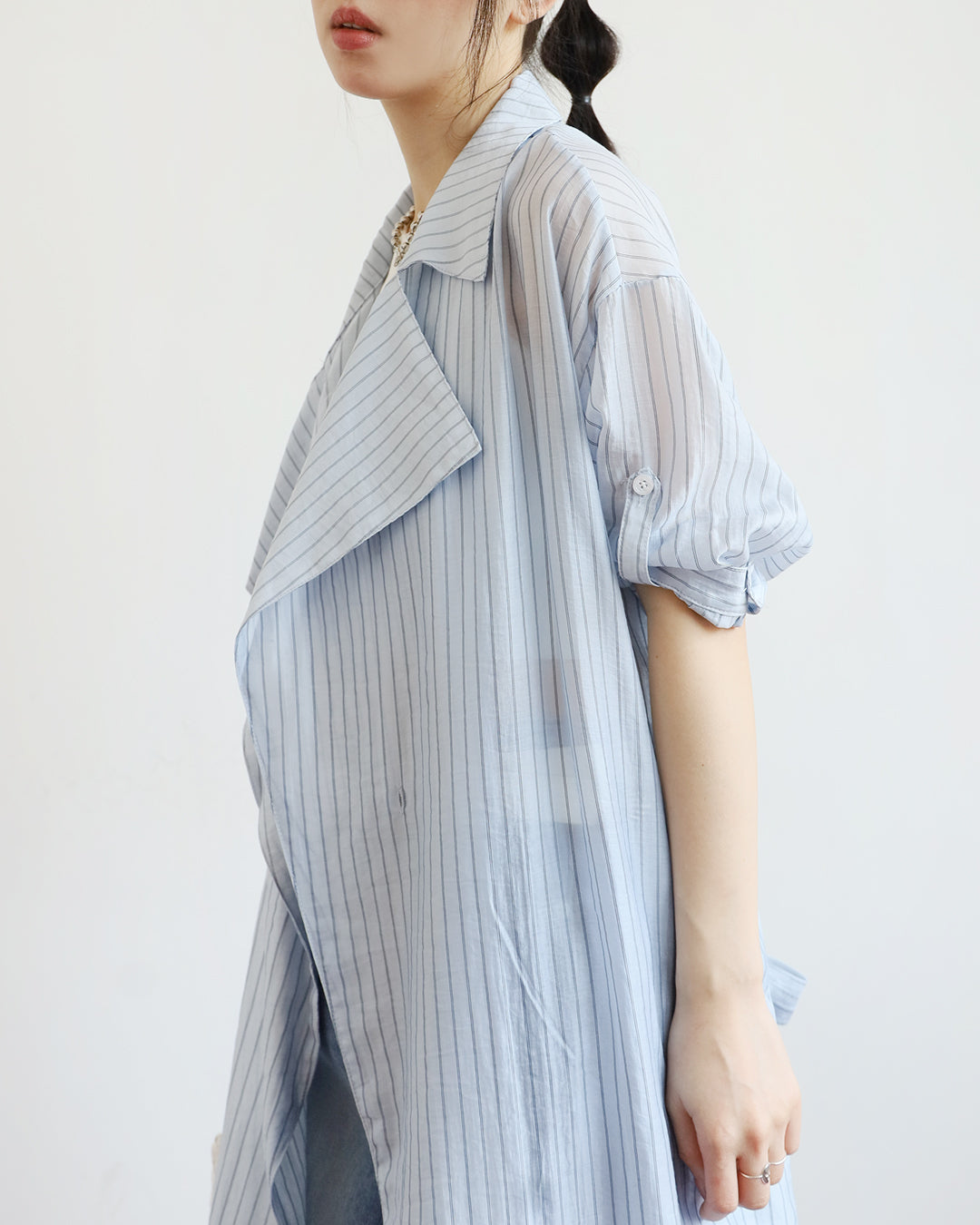 Pinstriped Dress/ Outer (3 colors)