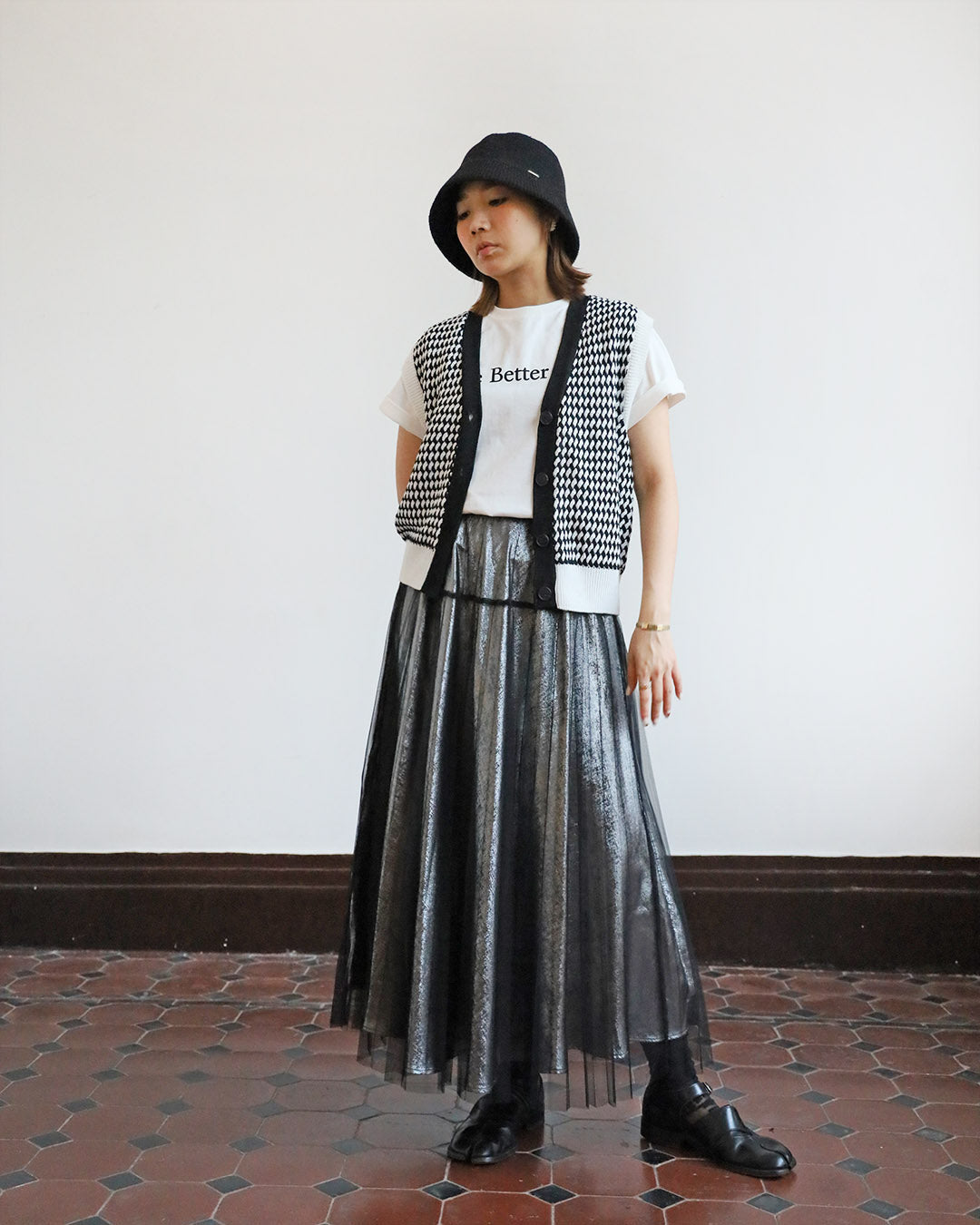Button Front Knitted Outer