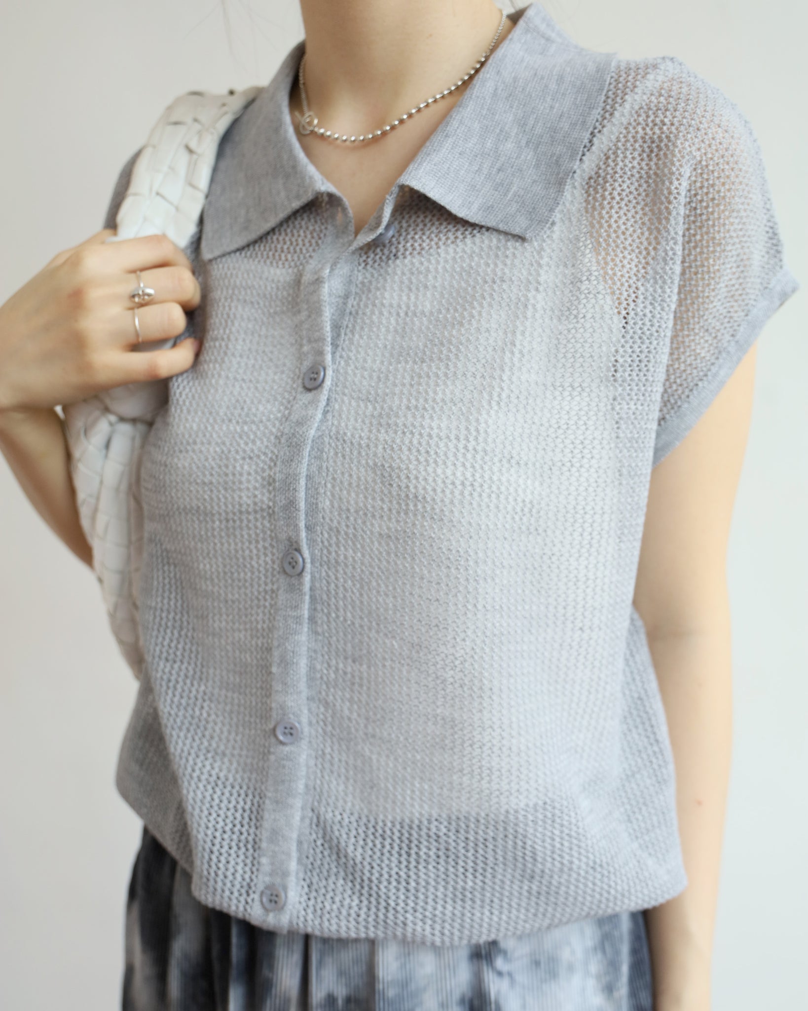 2 in 1 Mesh Knit Polo Vest (3 colors)