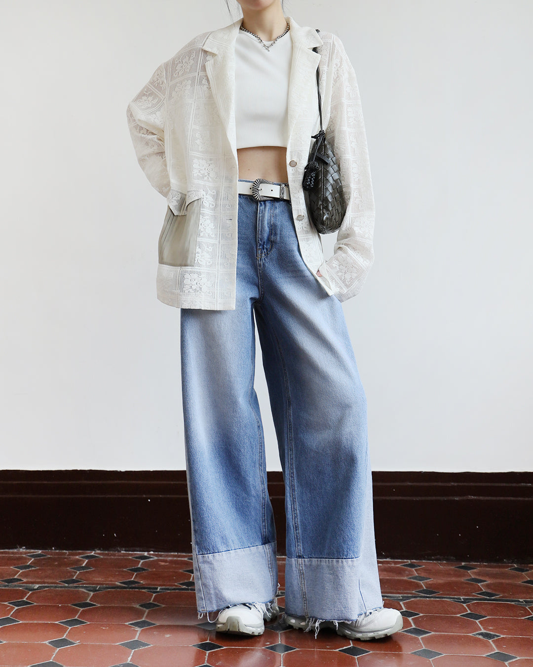 Japan Brand - Lace Blazer (2 colors)