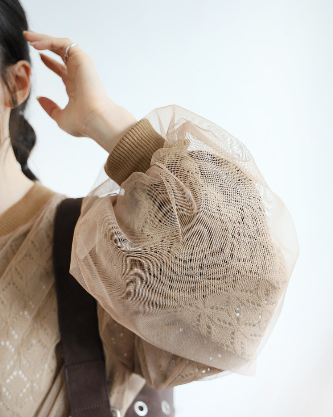 Reversible Mesh Layer Crochet Jacket (2 color)