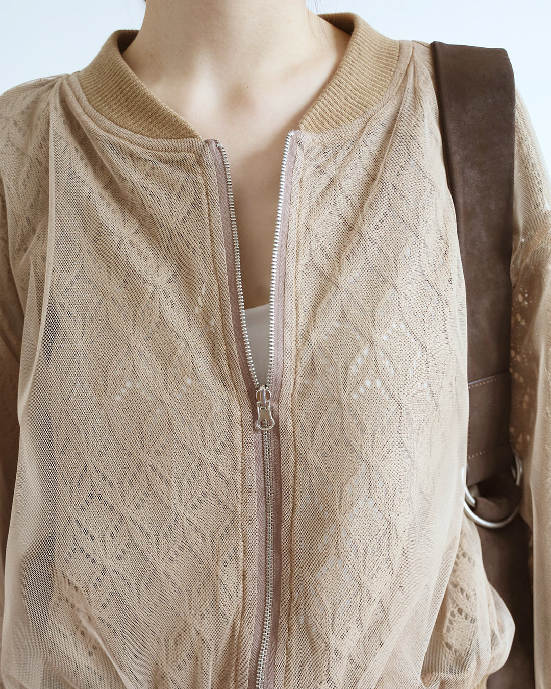 Reversible Mesh Layer Crochet Jacket (2 color)