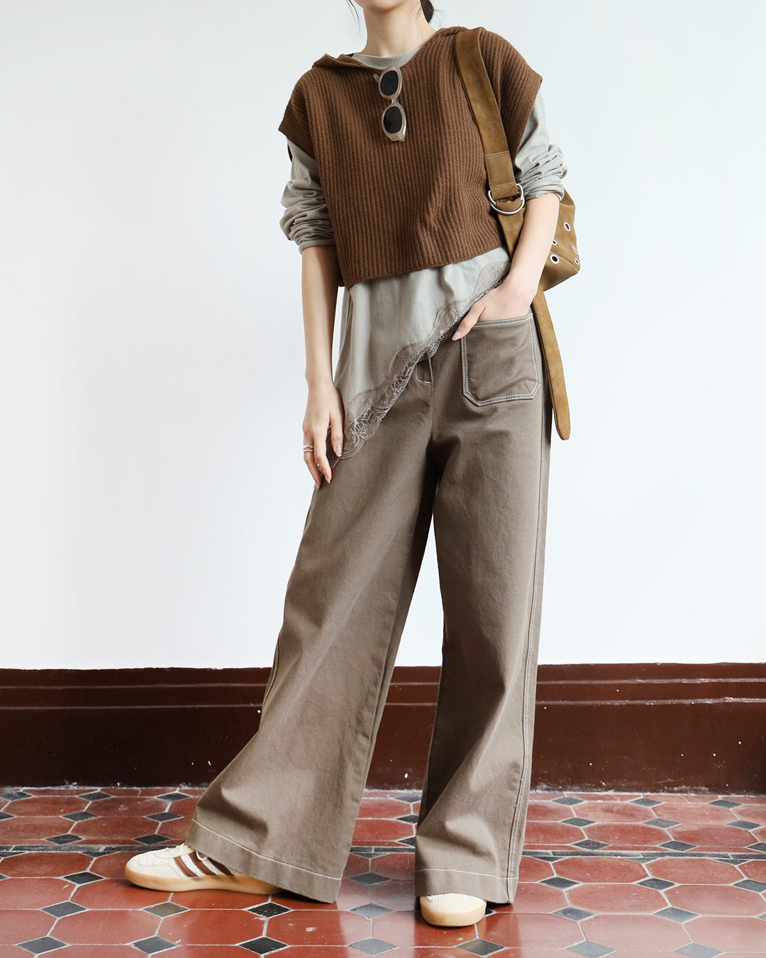 Hooded Knit Vest (3 color)