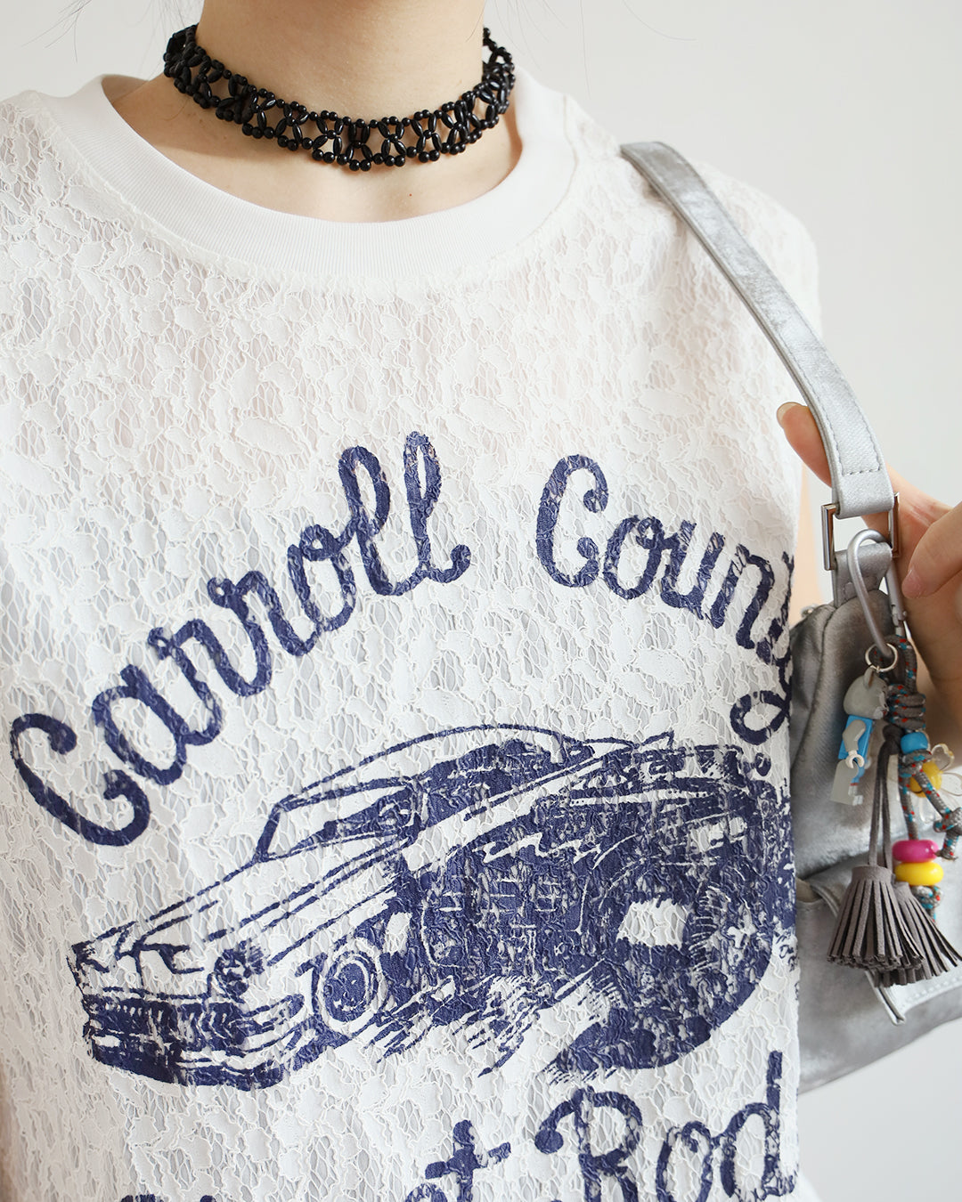 Lace Printed Vest
