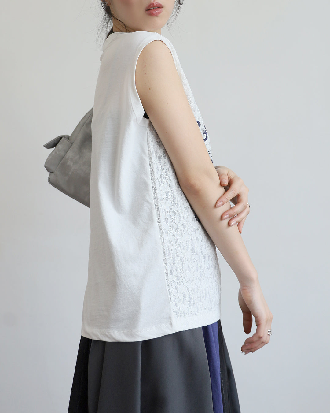 Lace Printed Vest