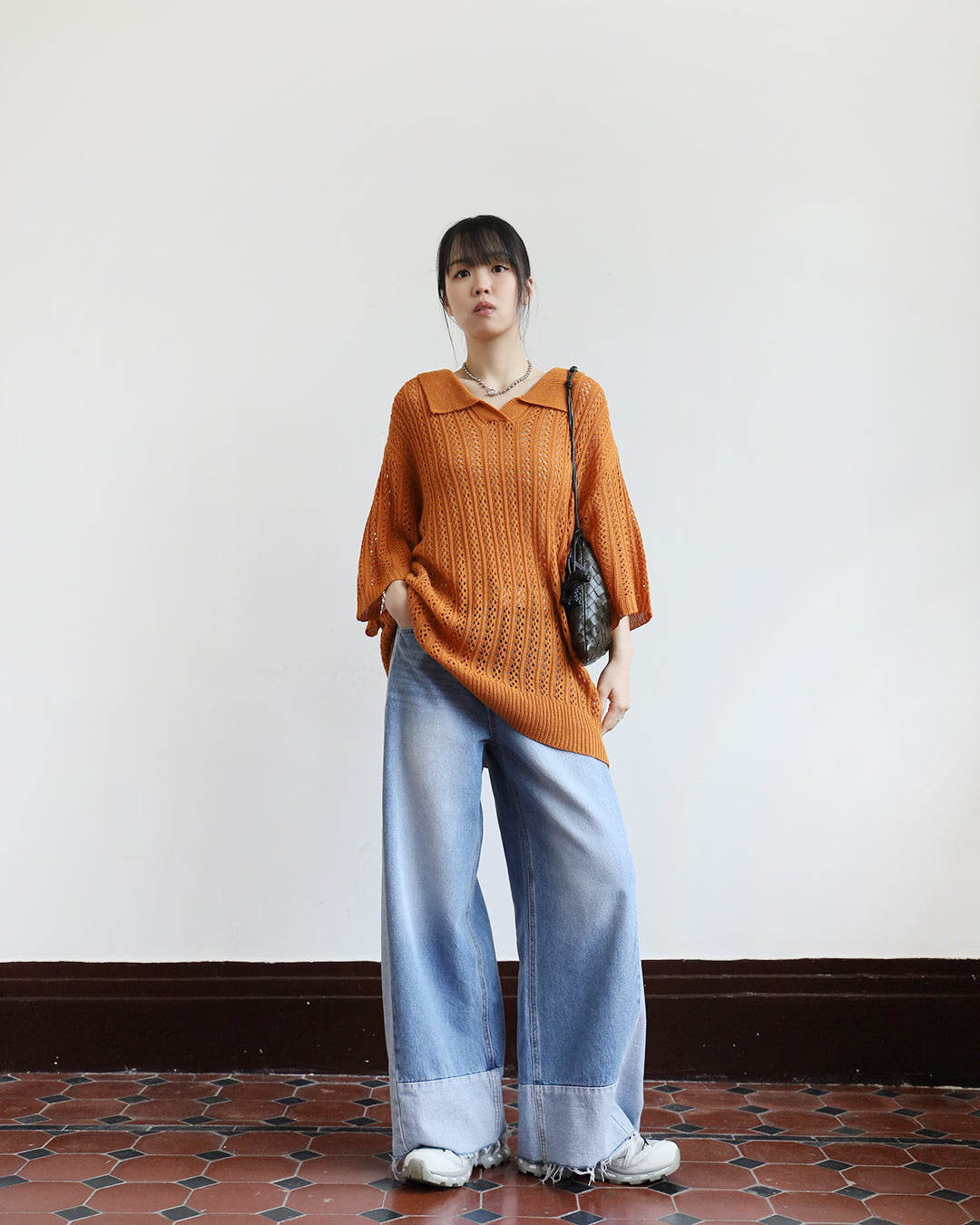 Crochet Polo Shirt (3 colors)