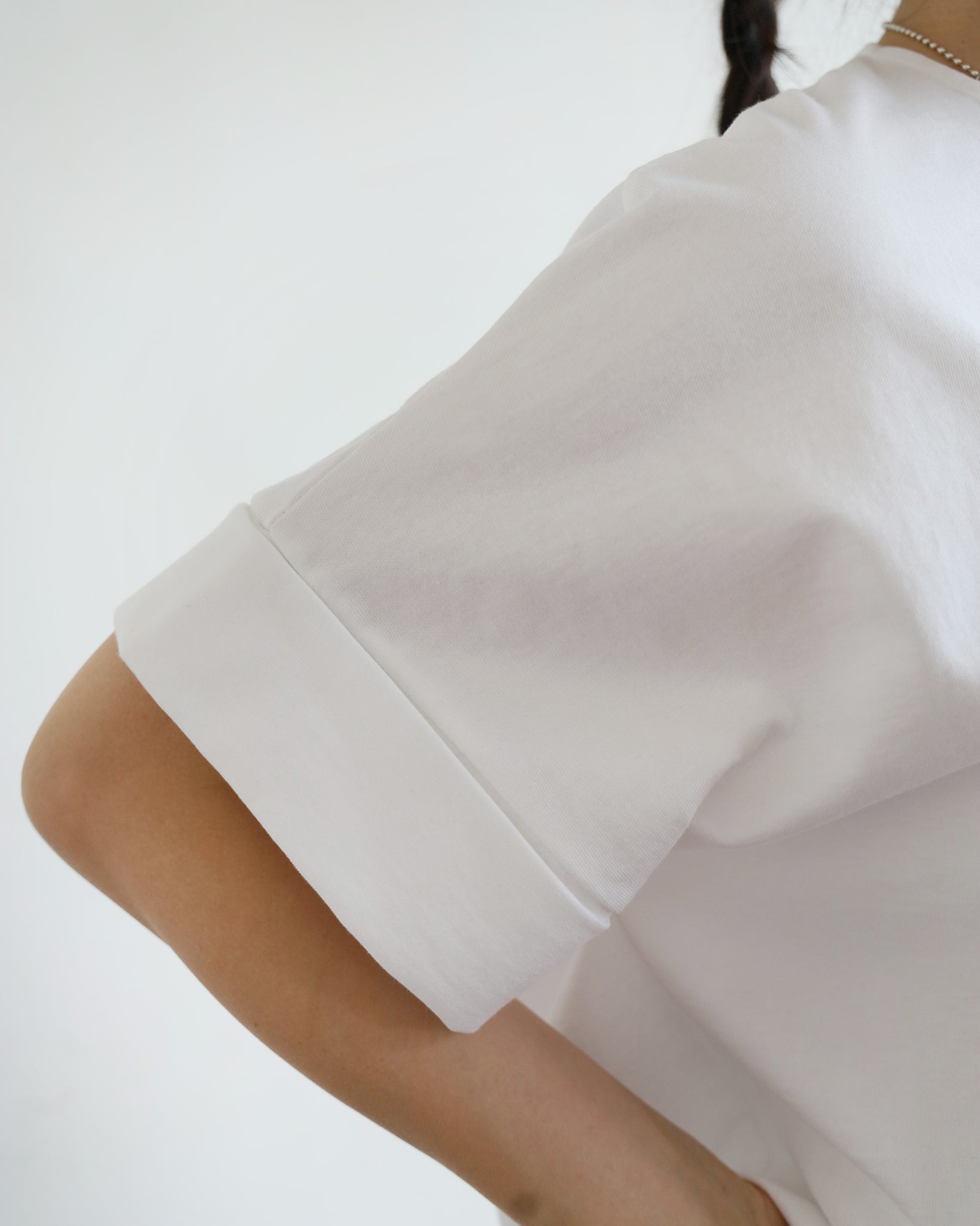 The Structured Cuffed Tee (3 colors)
