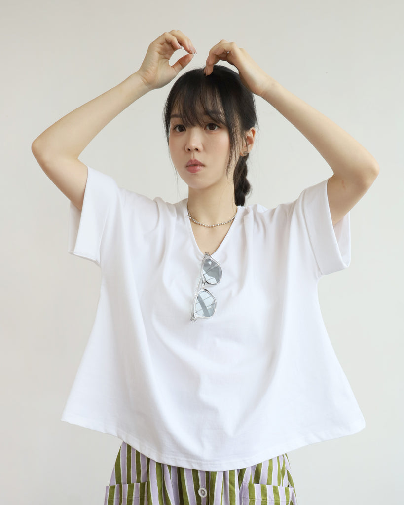 The Structured Cuffed Tee (3 colors)
