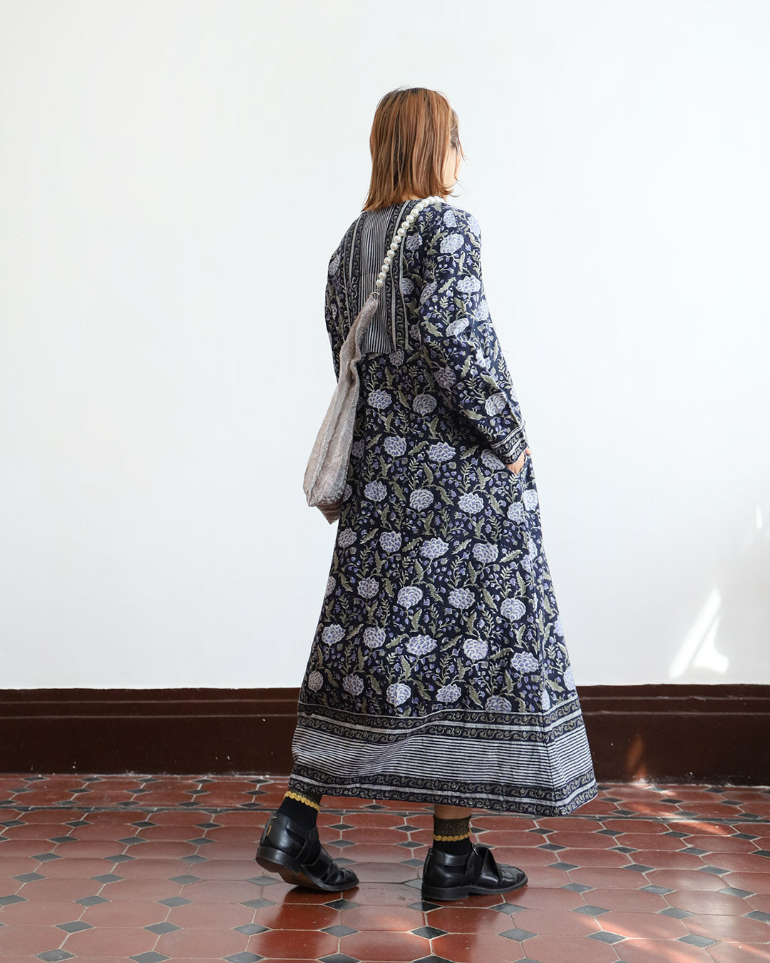 Hand Block Printed Dress (2 color)