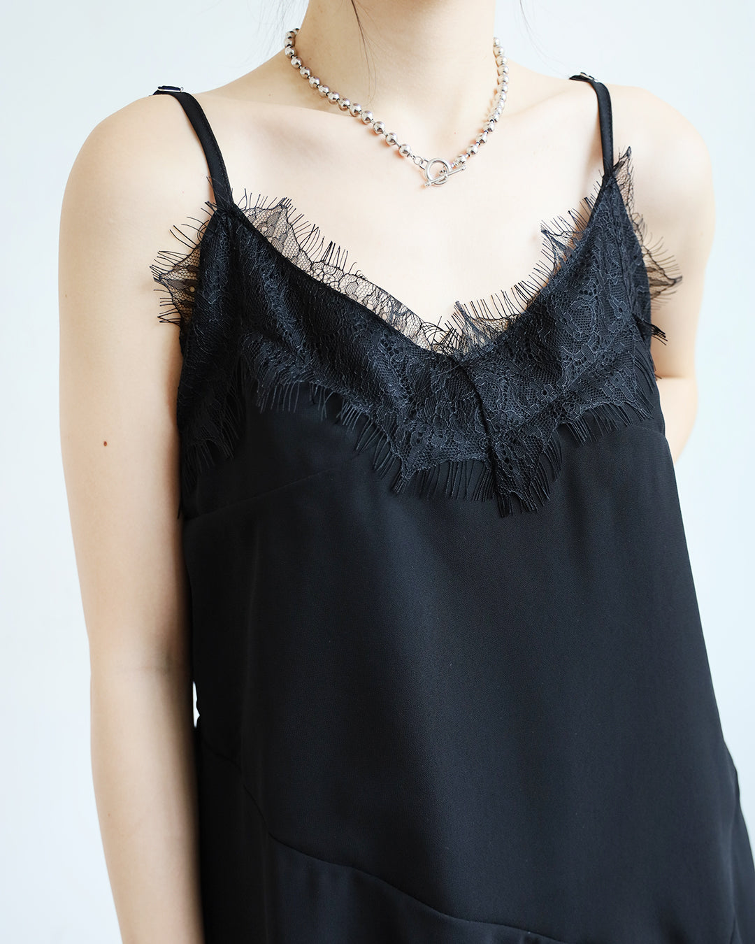 Asymmetric Chiffon Cami Dress (2 colors)
