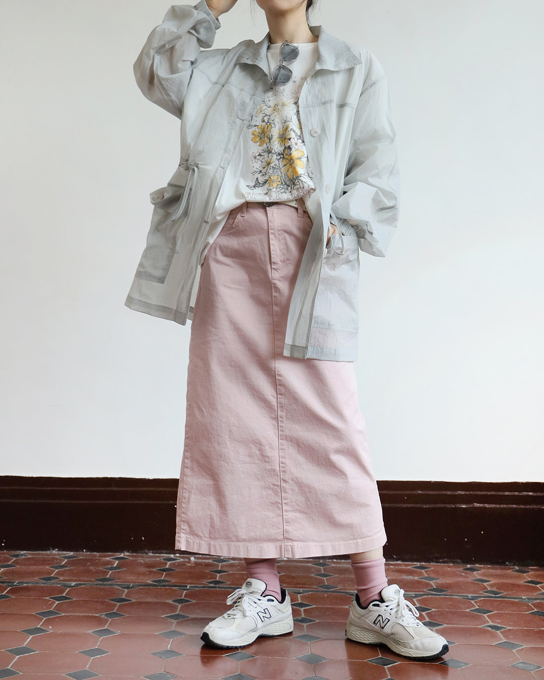 Sheer Windbreaker Jacket