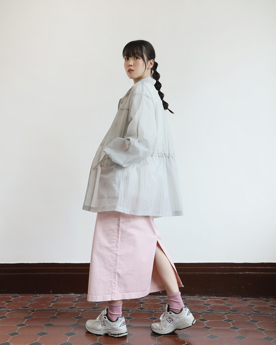 Sheer Windbreaker Jacket