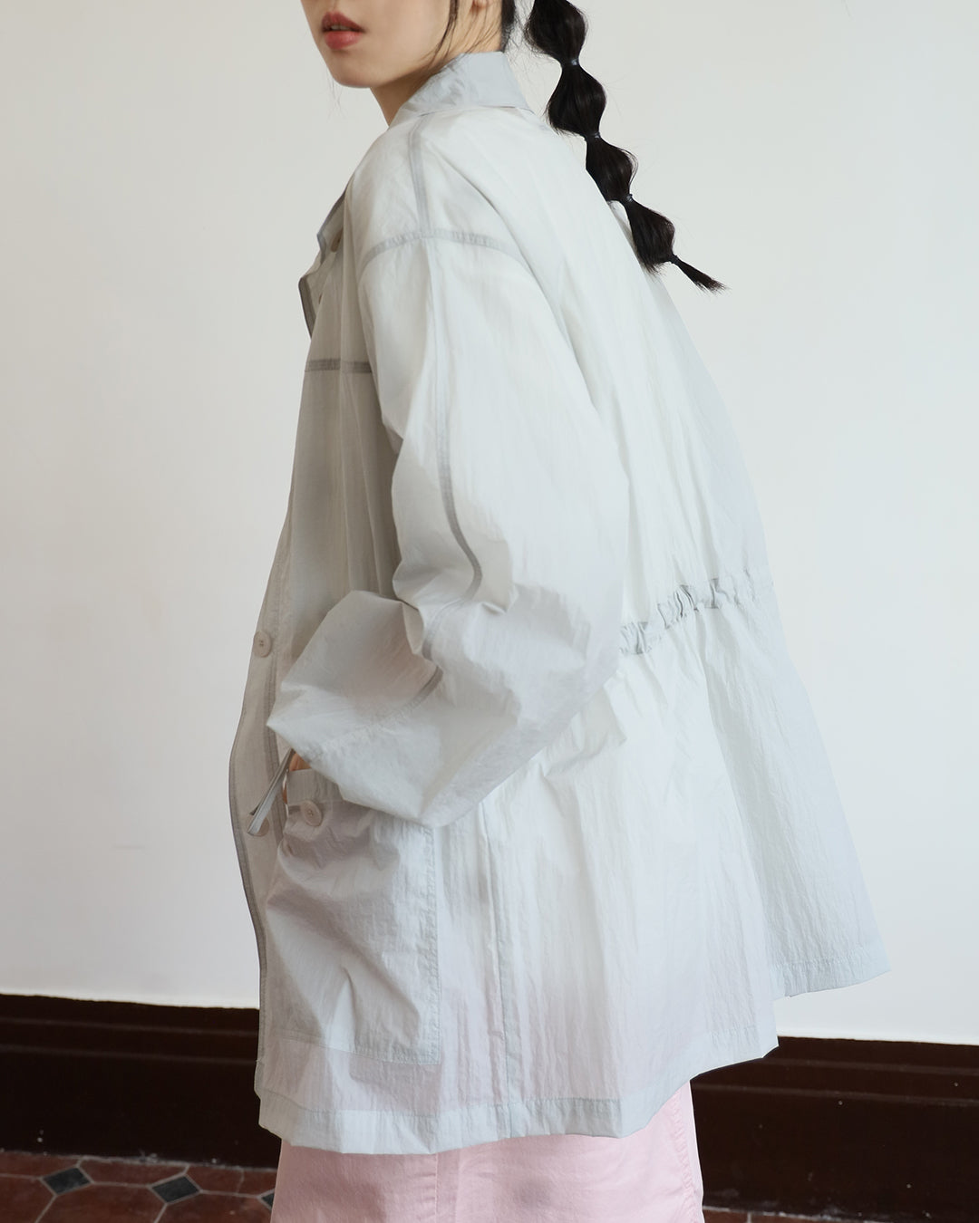 Sheer Windbreaker Jacket