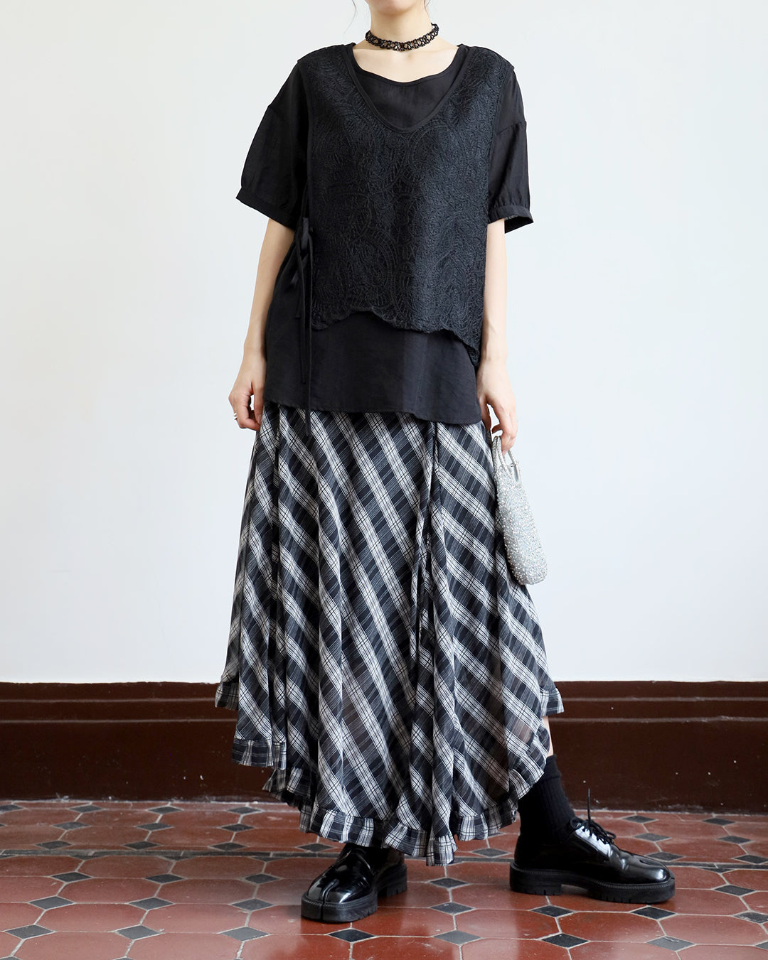 Embroidery Layer Top (2 color)
