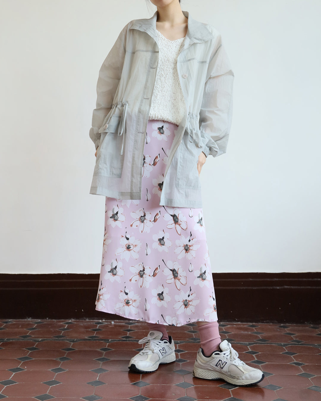 Sheer Windbreaker Jacket