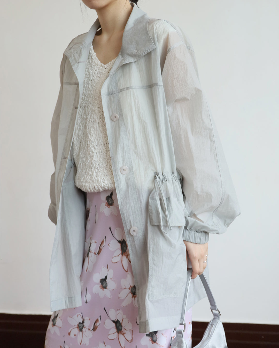 Sheer Windbreaker Jacket