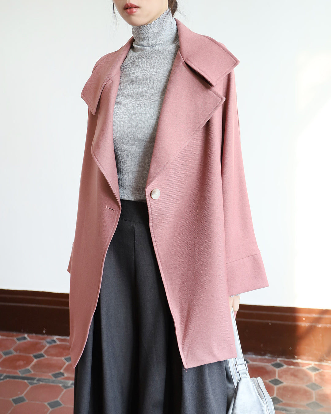 Mid-Length Trench Coat （2 color)