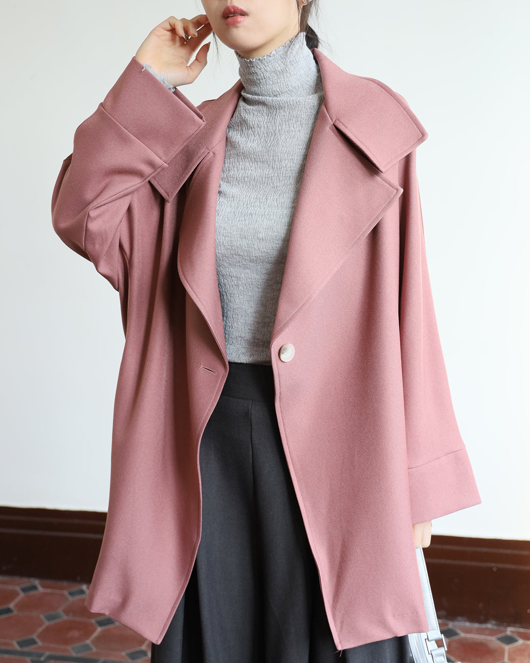 Mid-Length Trench Coat （2 color)