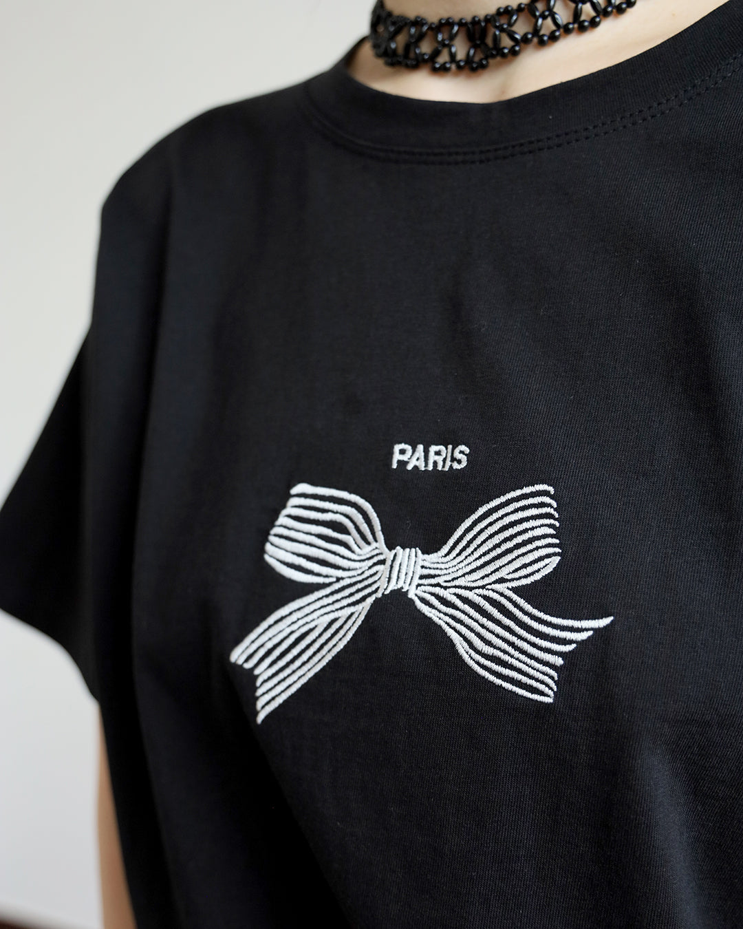 Embroidery Ribbon Tee