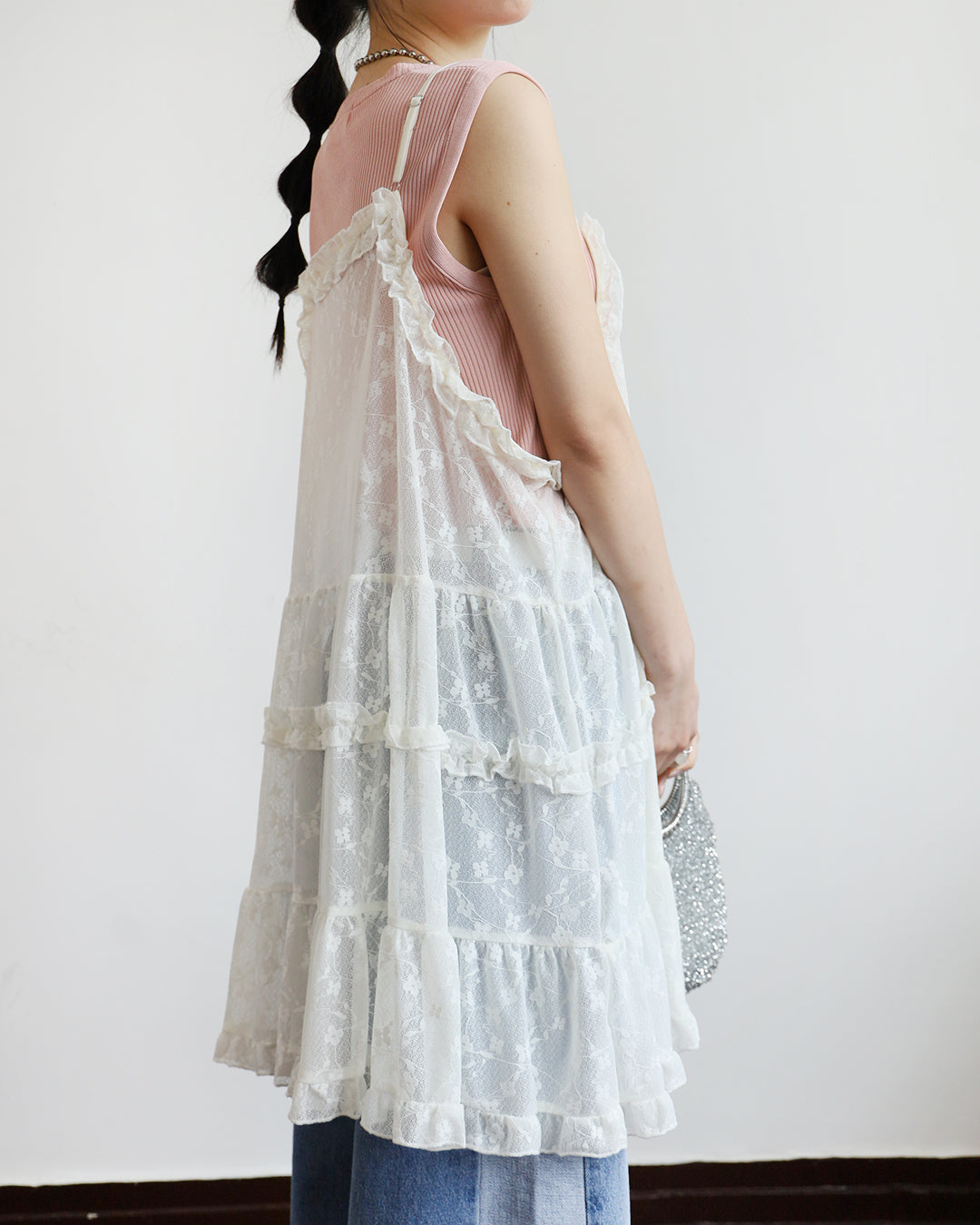 Lace Tiered Cami Dress (2 colors)