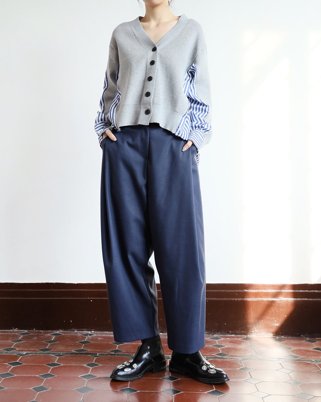 Side Pleated Pants (3 color)