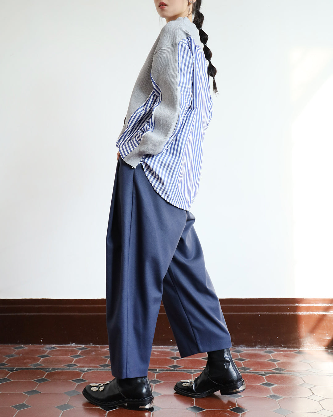 Side Pleated Pants (3 color)