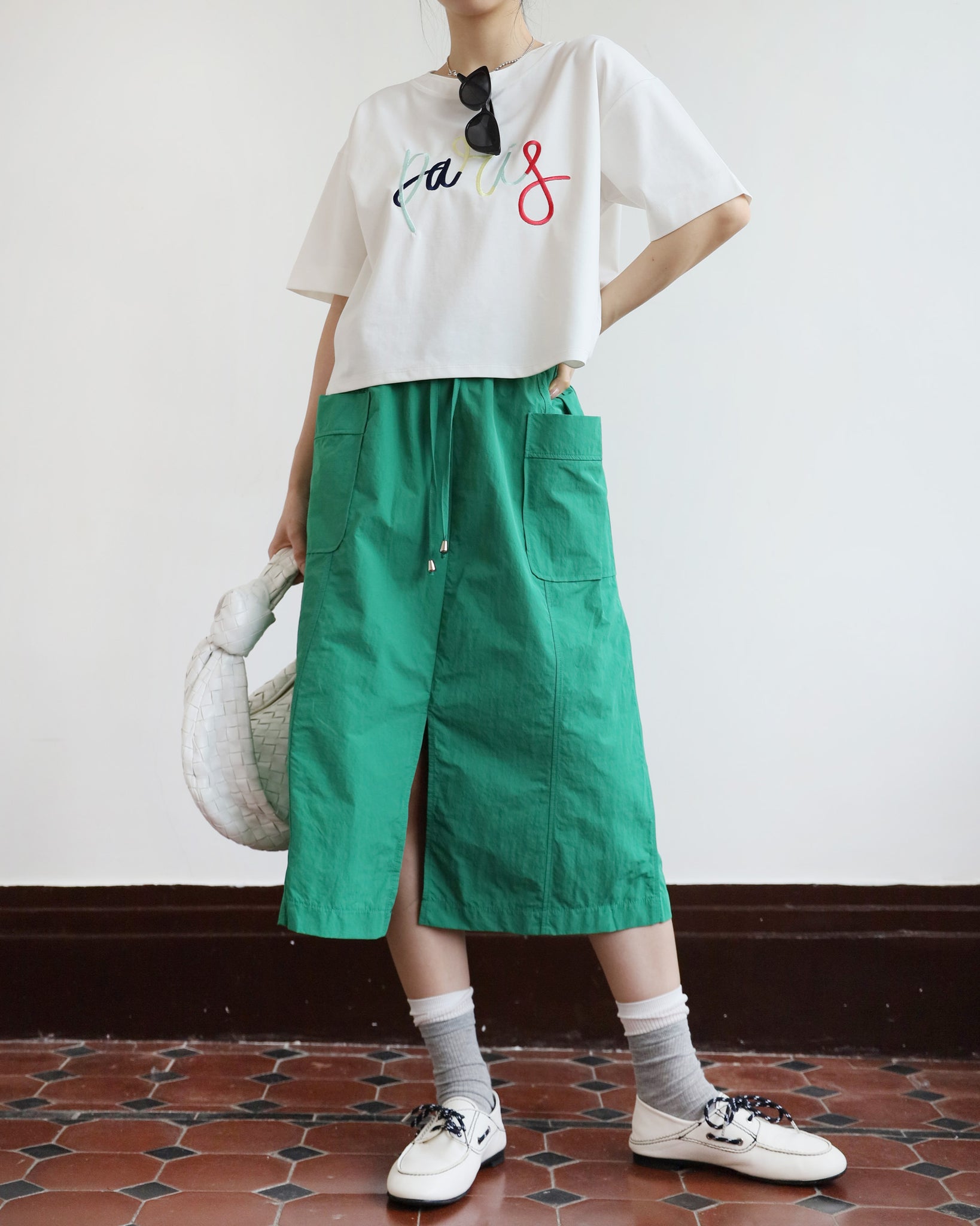 Side Pockets Skirt (2 colors)