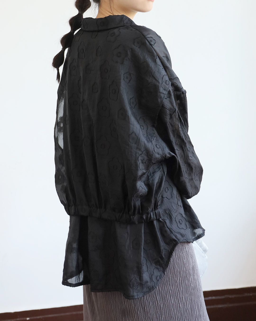 Floral Layer Back Jacket (2 color)