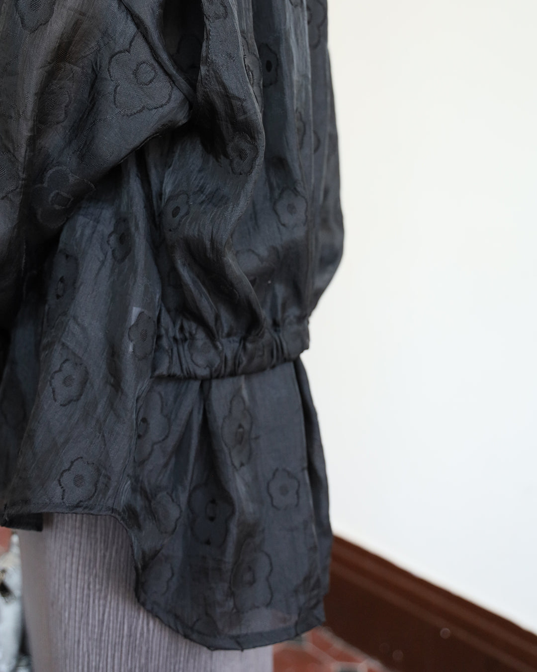 Floral Layer Back Jacket (2 color)