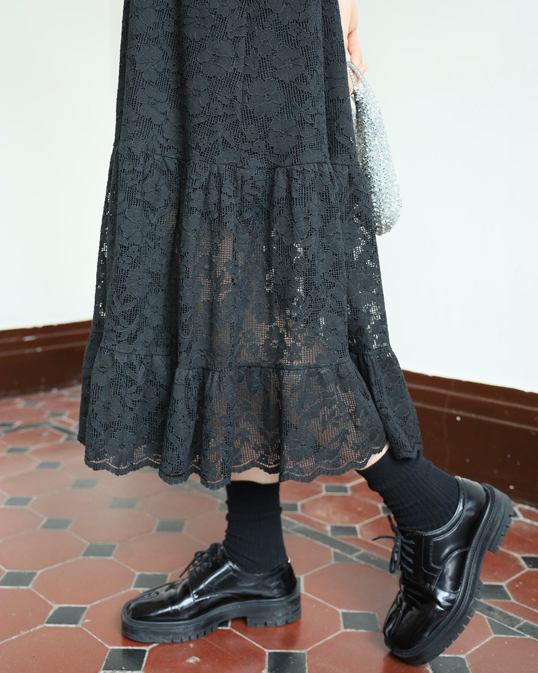 Lace Tiered Cami Dress (2 color)