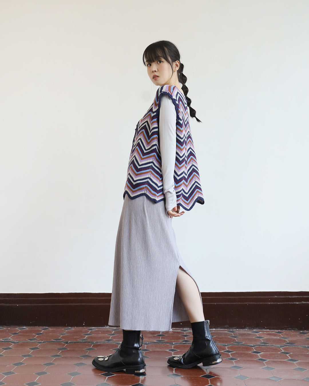 Comfy Pleated Skirt (7 color)