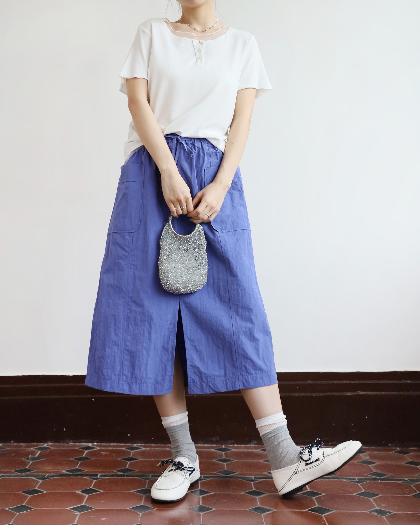 Side Pockets Skirt (2 colors)